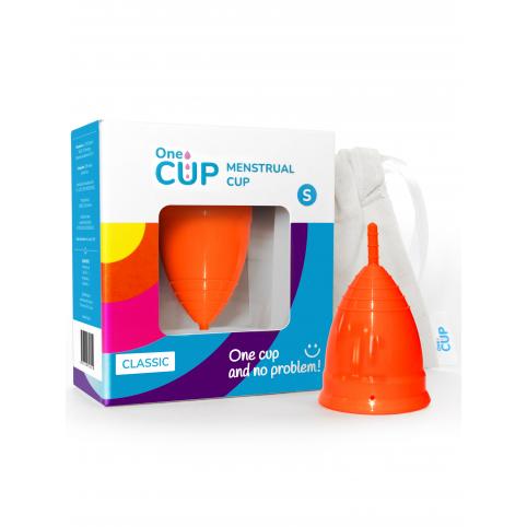 Менструальная чаша OneCUP Classic оранжевая размер S