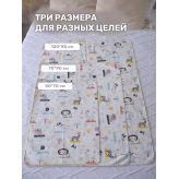 Многоразовая непромокаемая пеленка Mamalino из хлопка 70*90 см